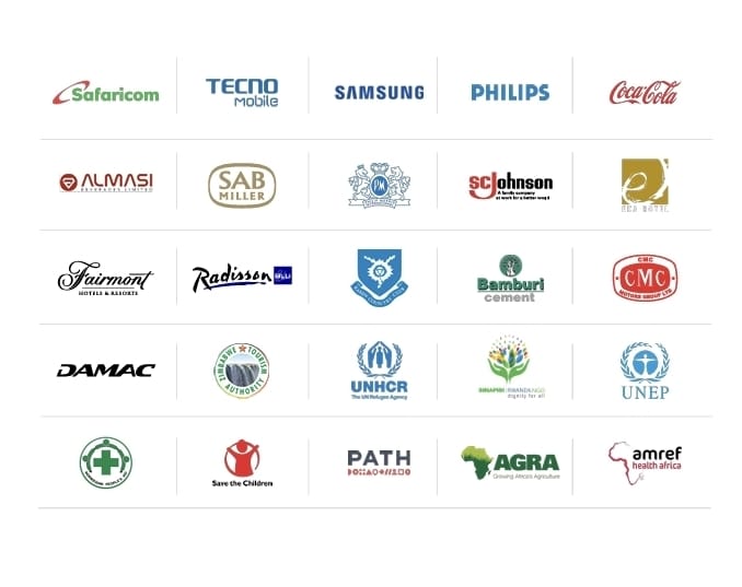 Client logos supplied by SKEME Advertising Group